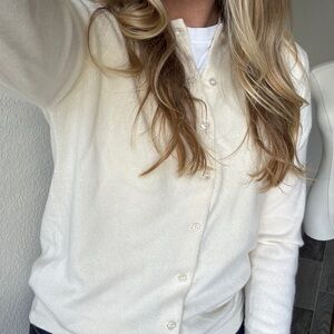 Vntg Cashmere Pringle Cardigan